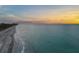 Aerial view of beach at sunset at 8035 Manasota Key Rd, Englewood, FL 34223