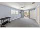 Bedroom with sliding door to a pool view at 8035 Manasota Key Rd, Englewood, FL 34223