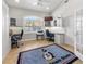 Bright home office with two desks and a view at 8035 Manasota Key Rd, Englewood, FL 34223