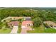 Aerial view showcasing home's location in a residential area at 8074 Wiltshire Dr, Port Charlotte, FL 33981