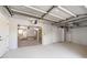 A multi-car garage with access to the home offers flexible space for storage, parking, and creative projects at 6895 Manasota Key Rd, Englewood, FL 34223