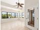 Room features floor to ceiling windows, and waterfront views at 6895 Manasota Key Rd, Englewood, FL 34223