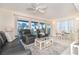 Comfortable living room with ocean views at 7446 Palm Island Dr # 3514, Placida, FL 33946