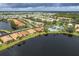 Aerial view showcasing home location and community amenities at 8580 Eagle Bay Ct, North Port, FL 34287