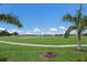 Landscaped green space with palm trees at 495 Coral Creek Dr, Placida, FL 33946