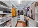 Large walk-in closet with ample shelving and drawer space at 7192 N Paragon Rd, North Port, FL 34291