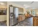 Stainless steel refrigerator in a well-equipped kitchen at 120 Barracuda Dr, Placida, FL 33946