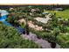House on waterfront property with lush landscaping at 120 Barracuda Dr, Placida, FL 33946