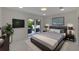 Main bedroom with patio access, and plenty of light at 118 Green Pine Park, Rotonda West, FL 33947