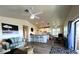 Open living space with kitchen, island and seating area at 8934 Gulf St, Placida, FL 33946
