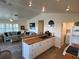 Open kitchen features butcher block countertops and island at 8934 Gulf St, Placida, FL 33946