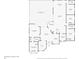 One-story floor plan with multiple bedrooms, a screened patio, and pool at 15390 Ancel Cir, Port Charlotte, FL 33981