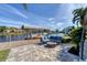 Private dock with boat lift and fire pit at 15390 Ancel Cir, Port Charlotte, FL 33981
