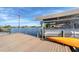Boat dock with lift and kayak at 15390 Ancel Cir, Port Charlotte, FL 33981