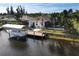 Waterfront home with private dock and boat lift at 15390 Ancel Cir, Port Charlotte, FL 33981