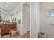 Bathroom with granite vanity and walk-in shower at 9303 Migue Cir, Port Charlotte, FL 33981
