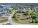 Aerial view of a residential lot available in a desirable waterfront community at 9303 Migue Cir, Port Charlotte, FL 33981