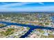 Community overview featuring canal-front properties and lush greenery at 9303 Migue Cir, Port Charlotte, FL 33981