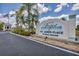 Elegant community sign for Newport Condominiums & St. James Place enhances curb appeal and welcomes residents at 175 Kings Hwy # 1014, Punta Gorda, FL 33983