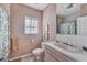 Guest bathroom with shower/tub combo and updated vanity at 13044 Via Cassia, Placida, FL 33946