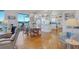 Bright dining area with kitchen access and water views at 13044 Via Cassia, Placida, FL 33946