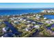 Bird's eye view of a beautiful waterfront community at 13044 Via Cassia, Placida, FL 33946