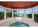 Enjoy a relaxing soak in this waterfront hot tub at 13044 Via Cassia, Placida, FL 33946