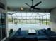 Inviting pool and lanai with comfortable seating at 8 Sportsman Ter, Rotonda West, FL 33947