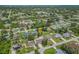 Aerial view showing home's location in residential neighborhood at 1361 Newton St, Port Charlotte, FL 33952