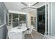 Screened porch with white table and chairs and view of the outdoors at 7536 Palm Island S Dr # 1511, Placida, FL 33946