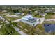 Elevated view of house, pool, and surrounding neighborhood at 342 Green Dolphin Dr, Placida, FL 33946