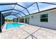 Relaxing screened-in pool area; great for outdoor fun! at 9293 Panama Cir, Port Charlotte, FL 33981