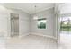 Dining room with view of pool and sliding glass doors at 14999 Wichita Rd, Port Charlotte, FL 33981