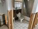 Bathroom under renovation. Toilet and bathtub are visible at 12440 Placida Rd, Placida, FL 33946