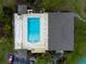 Overhead view of a refreshing community pool at 4260 Placida Rd # 9B, Englewood, FL 34224