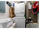 Convenient laundry room with stackable washer and dryer at 4260 Placida Rd # 9B, Englewood, FL 34224