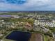Aerial view showcasing the property's location and surrounding landscape at 4260 Placida Rd # 9B, Englewood, FL 34224