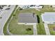 Aerial view of the back of a single-Gathering home at 13478 Santa Rosa Ave, Port Charlotte, FL 33981