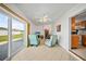 Bright Gathering room with tile floors, comfy seating, and access to the backyard at 13478 Santa Rosa Ave, Port Charlotte, FL 33981