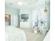 Main bedroom with king bed and access to a private balcony at 431 Kettle Harbor Dr, Placida, FL 33946