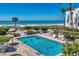 Refreshing community pool steps away from the beach at 5700 Gulf Shores Dr # B134, Boca Grande, FL 33921