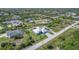 Aerial view showing the property's location and surrounding neighborhood at 14207 Union Hall Ave, Port Charlotte, FL 33981