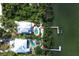 Two waterfront homes with private docks and pools at 201 Kettle Harbor Dr, Placida, FL 33946