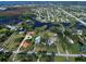 Wide aerial showcasing the property's waterfront location at 110 S Oxford Dr, Englewood, FL 34223
