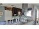 Unfinished kitchen with new cabinets and appliances at 110 S Oxford Dr, Englewood, FL 34223