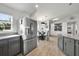 Modern kitchen with stainless steel appliances and granite countertops at 9194 Impala Cir, Port Charlotte, FL 33981