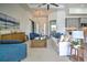 Bright living room with comfy seating and a stylish coffee table at 8250 Arlewood Cir, Port Charlotte, FL 33981