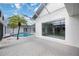 Enclosed pool and patio area with open views at 26021 Templar Ln, Punta Gorda, FL 33983