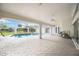 Relaxing pool area with covered patio and seating at 26021 Templar Ln, Punta Gorda, FL 33983