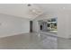 Bright Gathering room with pool view, tile floors, and sliding glass doors at 26021 Templar Ln, Punta Gorda, FL 33983